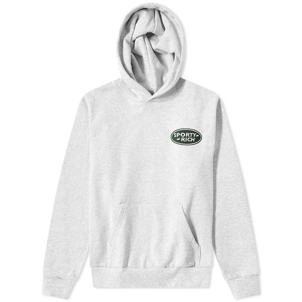Sporty & Rich Light Gray Hoodie